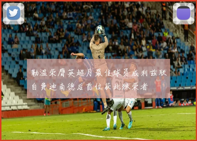 勒温荣膺英超月最佳球员成利兹联自费迪南德后首位获此殊荣者